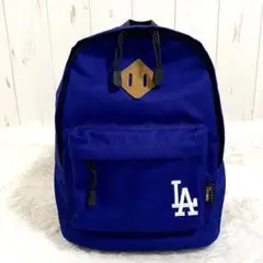 〖極美品〗 MLB ドジャース リュック キッズ 刺繍ロゴ ブルー