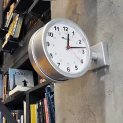 ダブルフェイスウォールクロック