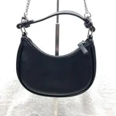 美品✨ミラオーウェン ショルダーバッグ ハンドバッグ 2way 三日月型