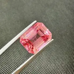❤️11 パパラチアサファイア 15.32ct 合成宝石ルース