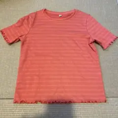 ユニクロ　ピンク　Tシャツ 140