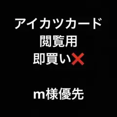 閲覧用　即買い❌