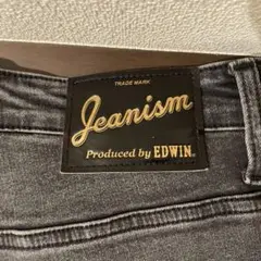 EDWIN Jeanism グレー スリムフィット デニムパンツ