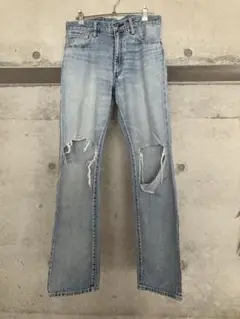 soe ダメージデニム大人きれいめ