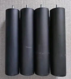 無印良品ベッドスチール脚26センチM8黒4本セット廃盤26cm