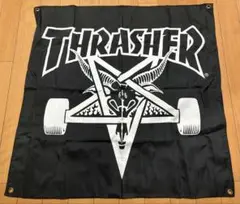 THRASHER スラッシャー 666 バナー2枚 ブラック