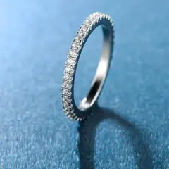 上品✨11号 フルエタニティリング シルバー 指輪 レディース アクセサリー 銀