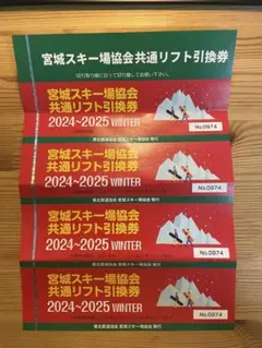 宮城スキー場　共通リフト券２枚 宮城県内スキー場共通リフト券販売！ | マウンテンフィールド