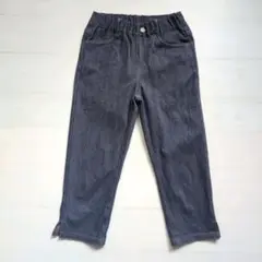 GU GIRLS クロップドパンツ デニム パンツ 150