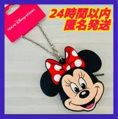 ディズニーリゾート　ミニー　バッグチャーム　コインケース　小物入れ　新品