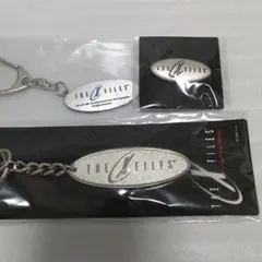The X files キーホルダー ピンバッジ