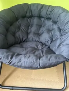 コストコ　Costco ソーサーチェア　ブラック