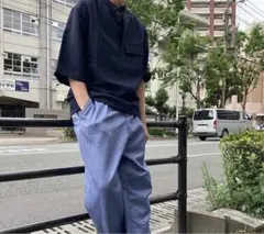 マルニ ポリエステルコットンジャージーシャーリング1Pテーパードパンツ