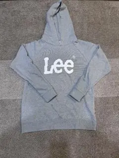 Lee グレー フード付きパーカー L