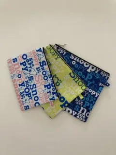 スヌーピー ポーチ 大中小3点セット