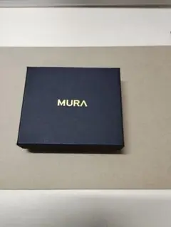 新品未使用のMURA キャメル、レザー の二つ折り財布男性用