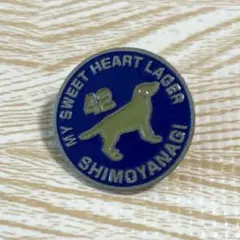 【貴重品】阪神タイガース 下柳選手 愛犬 犬 ピンバッチ