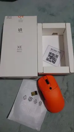 XE Wireless Mouse オレンジ