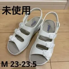 未使用　Nurse ホワイト コンフォートサンダル M 23-23.5
