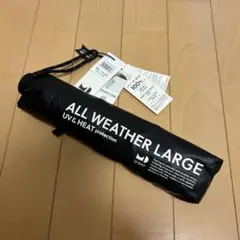 U-DAY 晴雨兼用折りたたみ傘 ブラック 65cm