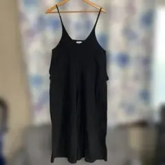 Myu黒いサロペット・オーバーオール