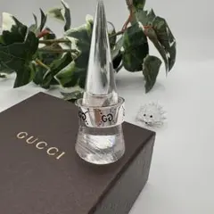 【新品仕上げ済】グッチ ゴースト リング ドクロ　ワイド