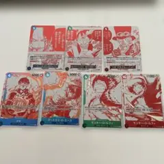 ワンピースカード　トレジャーキャンペーン全7種