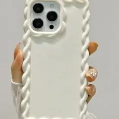 【OKUOKU　0909】iPhone14ケース シンプル うねうね　韓国風