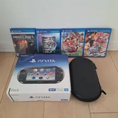 PS Vita 本体 ブラック　ソフトセット