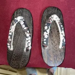 桐の下駄　子供用　適応サイズ21cm
