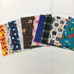 ★A16★約25cm×約25cm/10枚/カットクロス/国産プリント生地