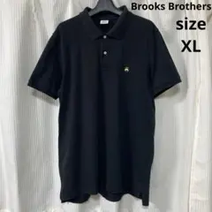 Brooks Brothers ブルックスブラザーズ半袖ポロシャツ ブラックXL