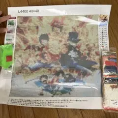ワンピース ダイヤモンドアート ダイアモンドビーズ絵画キット 40×40