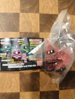 [新品]SDガンダムフルカラー　ザクⅡ・シャア専用機(クリアバージョン)