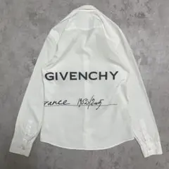 【大幅値下げ‼️】　GIVENCHY ジバンシー　MAISON ロゴ 長袖シャツ