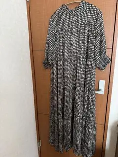 美品 ドゥーザムール deux amour 千鳥格子 ワンピース
