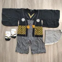 袴ロンパース 男の子 80　3点セット