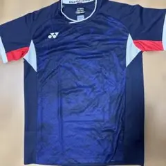 YONEX バドミントンシャツ JP L ネイビー/レッド