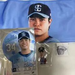 ライオンズフェスティバル　うちわキーホルダー ビッグフェイス　タオル　甲斐野央