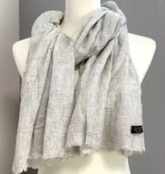 カシミヤ100％ 大判ストール　ハンドメイド 薄手　ネパール製 冷房対策に