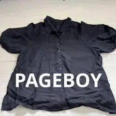 PAGEBOY ブラック 半袖シャツ