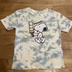 ピーナッツ　スヌーピー　Snoopy タイダイ Tシャツ 130cm