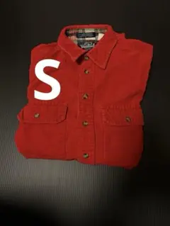 【WOOLRICH】ウールリッチ 80s コーデュロイシャツ 折り返しチェック柄