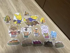 のんきなキツネのヘンテコな柿　パネルシアター