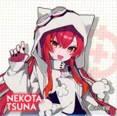 ぶいすぽ　猫汰つな　缶バッジ　POP UP SHOP　TSUTAYA　スクエア