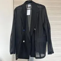 MEER. シースルーダブルブレストジャケット