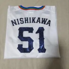 西武ライオンズ.西川愛也.ユニフォーム(75周年.Lサイズ).
