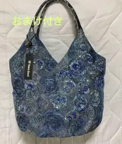 Think Bee! ネバーエンディングピンクローズ　がま口　バッグ　120周年 美品】 Think Bee ハンドバッグ 口金バッグ 花 フロントロゴ 本