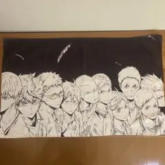 ハイキュー 烏野 タオル ダークブラウン