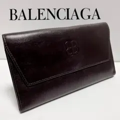 BALENCIAGA バレンシアガ コーヒー 長財布